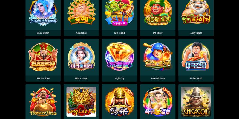 Sảnh slot độc đáo và hấp dẫn